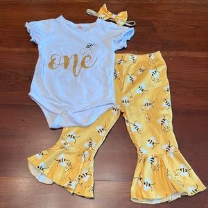 Bee One-Year-Old Outfit